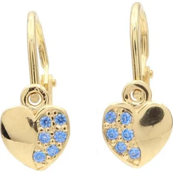 Náušnice Dětské zlaté náušnice C2160AQ (585/1000) 1 g