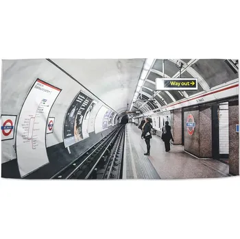 Osuška Sablio Ručník Stanice metra - 30x50 cm