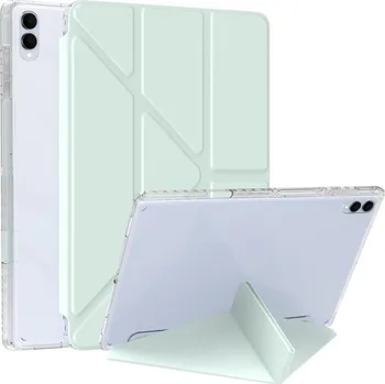 Pouzdro na tablet VSECHNONAMOBIL 128739 CRYSTAL Sklápěcí obal pro Samsung Galaxy Tab S11 Ultra světle zelený