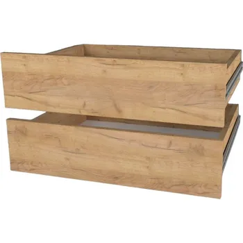 přebalovací pult a komoda Casarredo Zásuvky (2ks) 43x60 ke skříni kraft zlatý