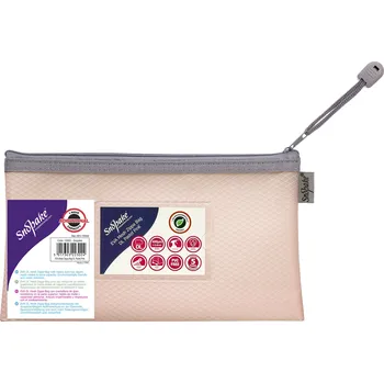 SNOPAKE, Kapsa na zip Zippa-Bag EVA mesh, DL, pastelová růžová