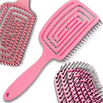 J&W Dámský kartáč na vlasy Blertoshe fuschiová One size