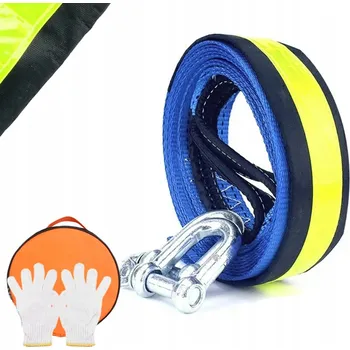 Tažné lano TAŽNÉ LANO POPRUH 5M 8 TUN PRO AUTO SILNÉ