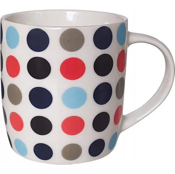 Hrnek Feniks puntíky, porcelán, 360 ml