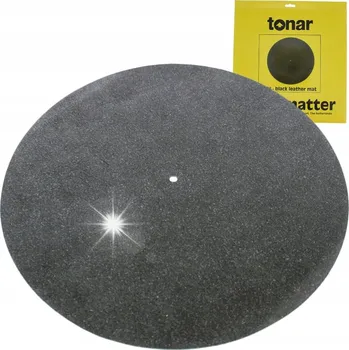 Příslušenství pro gramofon SLIPMAT / PODLOŽKA Z KŮŽE PRO GRAMOFON TONAR LEATHER