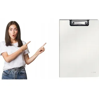 Podložka s klipem A4 Leitz bílá