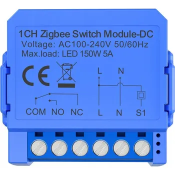 vypínač 1-kanálový ZigBee spínací modul s beznapěťovým kontaktem Avatto ZWSM1