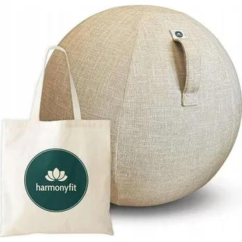 Gymnastický míč Potah na míč na jógu a cvičení, obal na míč 75 cm, béžová barva