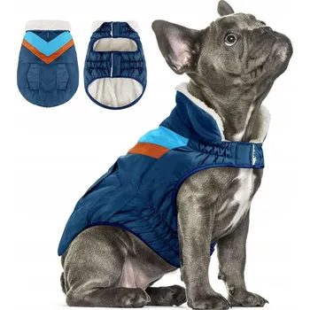 Obleček pro psa Zimní bunda pro psa zateplená s límcem voděodolná reflexní XL