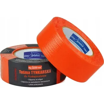 Lepicí páska Oranžová fasádní zednická/malířská páska Blue Dolphin 48 mm x 50 m