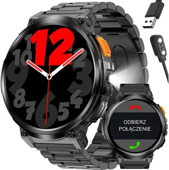 Chytré hodinky SMARTWATCH Pánské GRAVITY GT23-1 - LATARKA, DODATEČNÝ PÁSEK (sg031a) Barva (Varianta): tay-55287-uniw