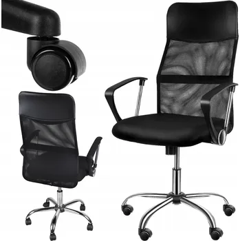 Kancelářská židle ARON PREMIUM černá - síťovina, hliník