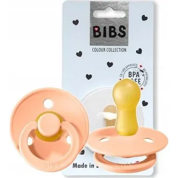 dudlíky Kulatý gumový Dudlík Bibs 6 měsíců +