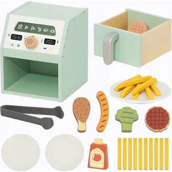 Obraz DŘEVĚNÁ HORKOVZDUŠNÁ FRITÉZA PŘÍSLUŠENSTVÍ JÍDLO TOOKY TOY