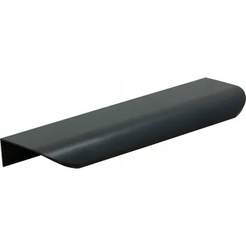 Nábytkové kování Nábytková úchytka hranová B&B černá matná 13 cm 96 mm