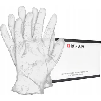 Pracovní rukavice Rukavice na jedno použití vinylové REIS vel. S 100 ks