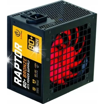 Počítačový zdroj ATX zdroj RAPTOR 500W, BRONZE 80+, Single Rail