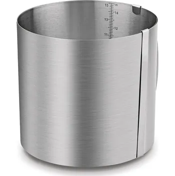 TADAR vysoký nastavitelný stojan na koláče z nerezové oceli 16-30 x 15 cm