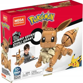 ostatní stavebnice Stavebnice Mega Bloks Pikachu Eevee 824 dílků 10 let +