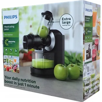 Odšťavňovač Horizontální šnekový odšťavňovač Philips HR1889/70 150 W