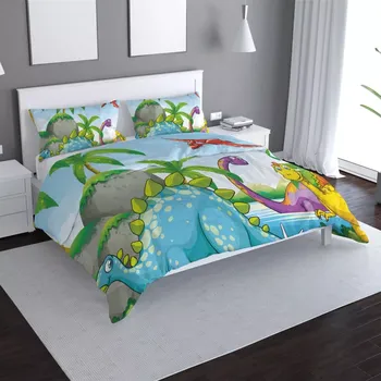 Povlečení Sablio Povlečení Dinosauři 3 - 140x220 / 90x70