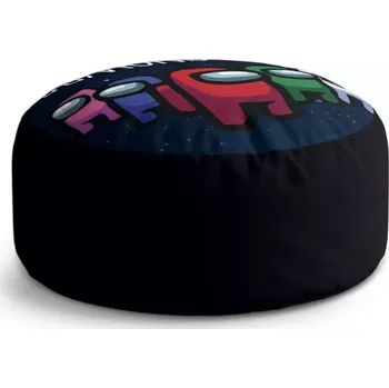 Taburet Sablio Taburet Circle AMONG US ve vesmíru: 38x48 cm