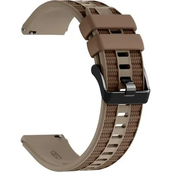 VSECHNONAMOBIL 128622 SPORTOVNÍ Vyměnitelný silikonový řemínek Huawei Watch Ultimate 2 hnědý