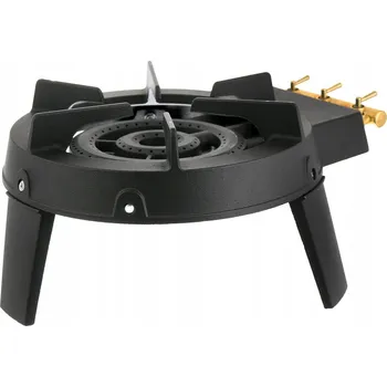 Turistický vařič Plynový vařič Taburet Velký Litinový Hořák na 11kg Propan Butanovou Lahev