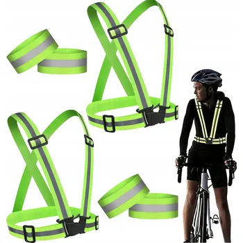 Elastické reflexní kšandy NA KOLO, MOTORKU, BĚHÁNÍ, PRACOVNÍ - 2ks