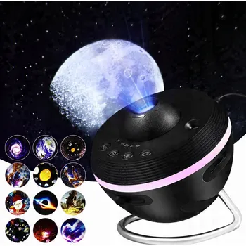 Projekční technika 4K PLANETÁRIUM PROJEKTOR HVĚZD PROJEKTOR METEORITŮ NOČNÍ LAMPA 13 PROJEKCE