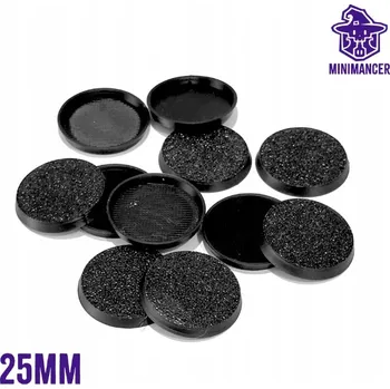 Příslušenství k deskovým hrám Podložky pod figurky pro bitevní hry Kulaté 25mm 25 Ks Warhammer