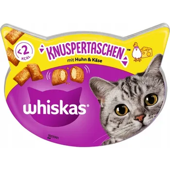 Pamlsek pro kočku Whiskas pamlsek polštářky pro kočky Temptations KUŘE a SÝR 60 g