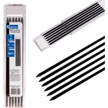 Grafitová tužka TUHY DO AUTOMATICKÉ TUŽKY ZEDNICKÉ TRUHLÁŘSKÉ ZNAČKOVACÍ GEKO