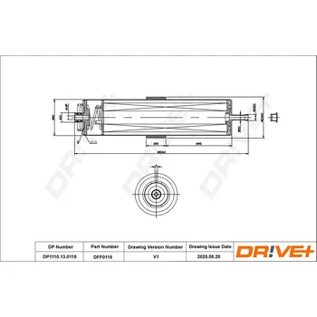 Palivový filtr Palivový filtr DRIVE+ DP1110.13.0115