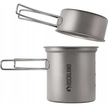 Láhev ROCKLAND TURISTICKÝ JÍDELNÍ SET HARCERSKA TRAVEL PRO TITANIUM 0,75+0,3L