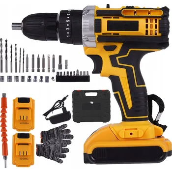 AKU VRTAČKA AKUMULÁTOROVÁ VRTAČKA/ŠROUBOVÁK VÝKONNÁ 21V SE 2*BATERIÍ 1200MAH