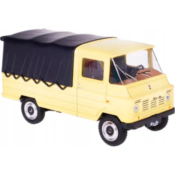 autíčko Kovové AUTO ŽLUTÉ malý BROUK 1:43 KOLEKCE PRL DAFFI auta PRL