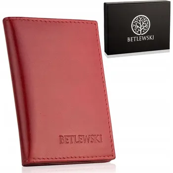 Obal na doklad Betlewski Pouzdro na dokumenty červená