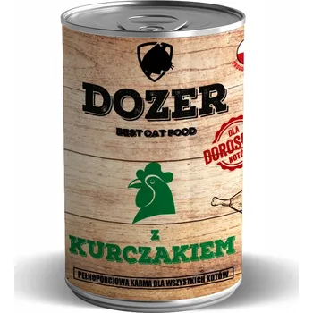 Krmivo pro kočku DOZER Premium dla Kota z kurczakiem 400g konzerva