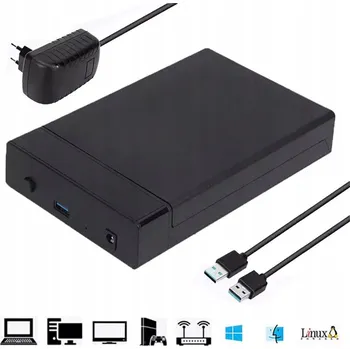 EXTERNÍ BOX / POUZDRO PRO HDD / SATA 2,5/3,5'' 18TB USB 3.0