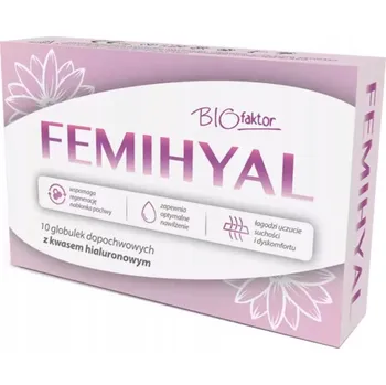 Intimní hygienický prostředek FAMIHYAL - 10 VAGINÁLNÍCH KULIČEK S KYSELINOU HYALURONOVOU