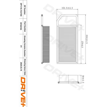 Vzduchový filtr Vzduchový filtr DRIVE+ DP1110.10.0104