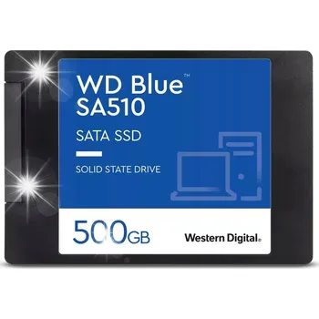 Interní pevný disk SSD disk WD Blue SA510 500GB 2,5" SATA III 560/510 MB/s