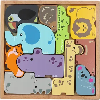 Dřevěná hračka Trefl Zoo crew dřevěná hračka