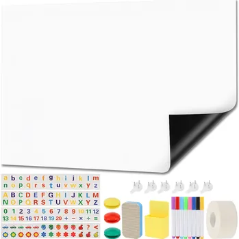 Kancelářský nábytek ELASTICKÁ MAGNETICKÁ TABULE POPISOVATELNÁ ZA SUCHA SAMOLEPICÍ 40×80cm