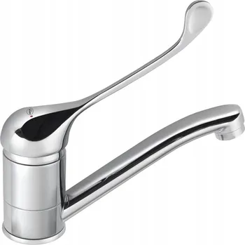 Vodovodní baterie Stojánková umyvadlová baterie Sapho SENIOR stříbrná