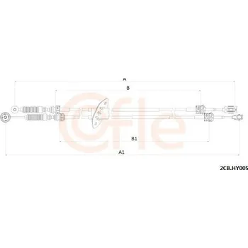 Tazne lanko, rucni prevodovka COFLE 2CB.HY005