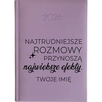 Kalendář Knižní kalendář 2026 A5 FunnyCase fialový
