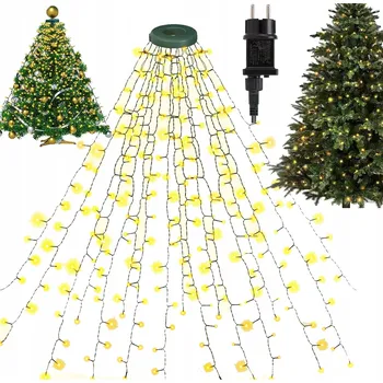 Vánoce Vánoční osvětlení na stromeček LED BÍLÁ TEPLÁ 400 LED BÍLÉ TEPLÉ 2M Voděodolné IP44