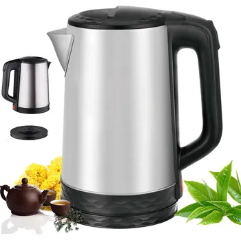 Varná konvice Elektrická konvice 2,3 l, nerezová ocel pro styk s potravinami, 1800 W, vysoký výkon